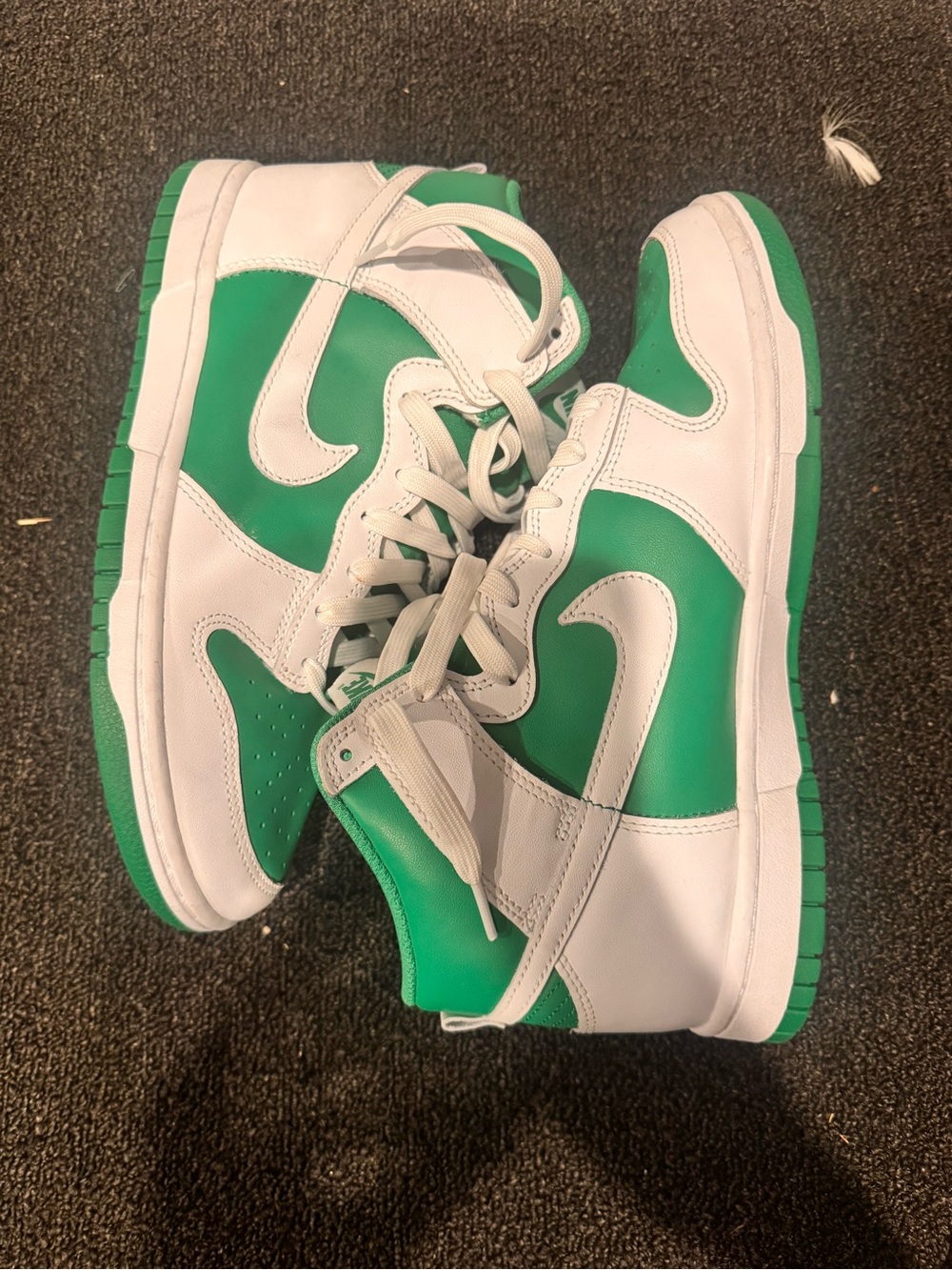 Nike Dunk high spartan green